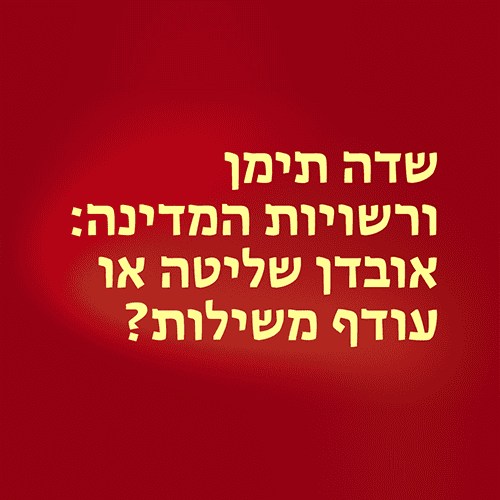 שדה תימן ורשויות המדינה