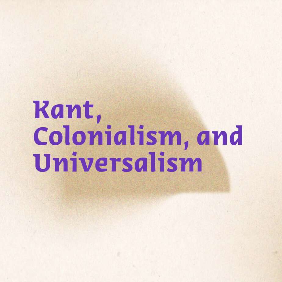 Kant, Colonialism