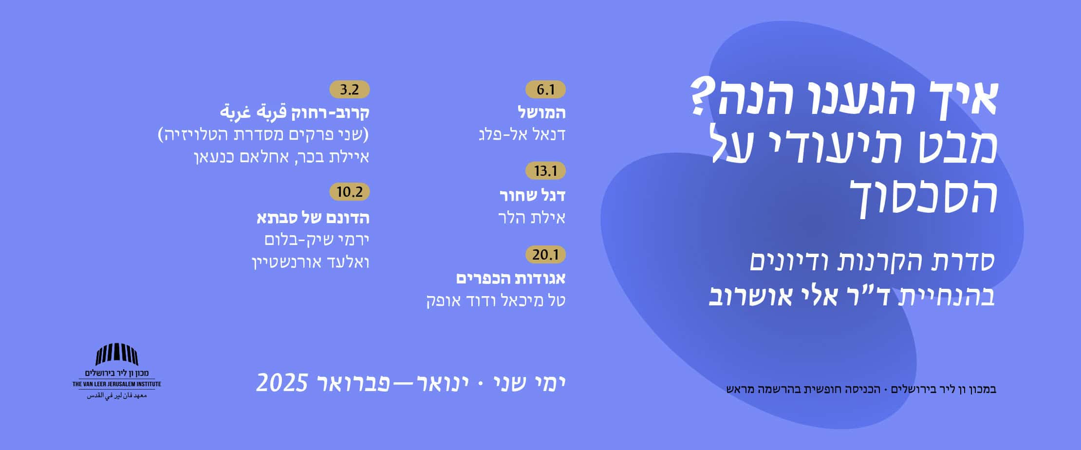 איך הגענו הנה? מבט תיעודי על הסכסוך